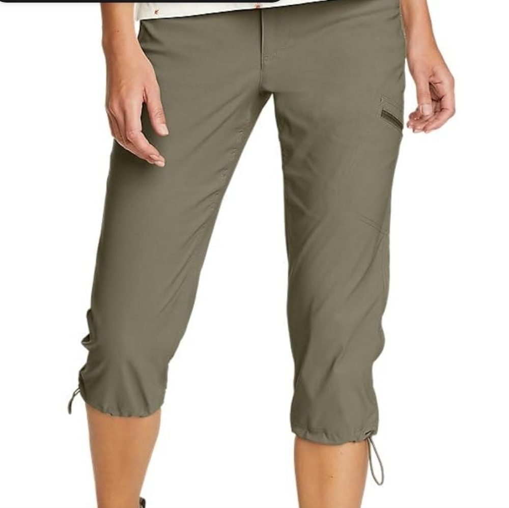 Eddy Bauer Women's Gray Capri Pants Size 12 - Picture 2 of 15